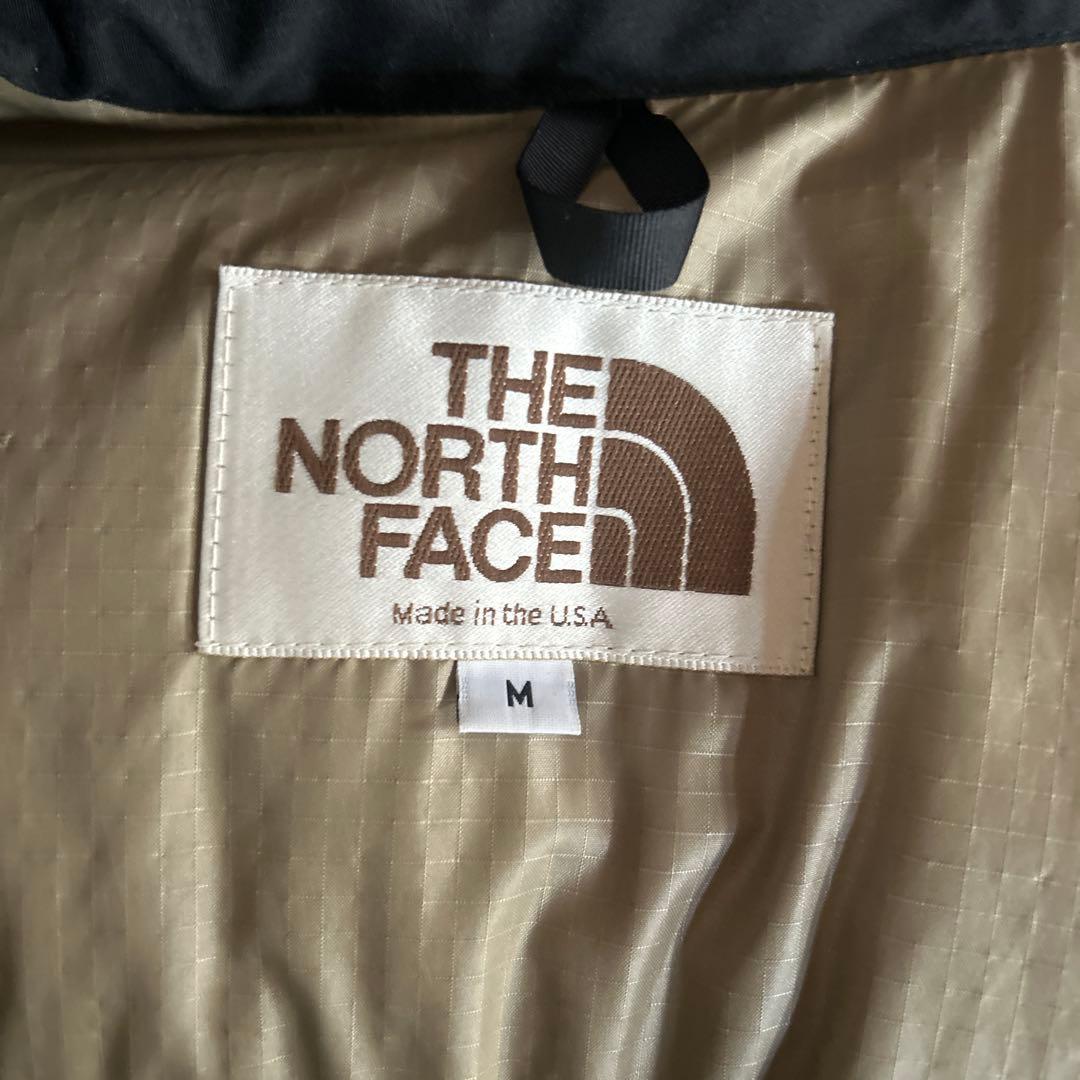 THE NORTH FACE ブラック ダウンベスト　USA製　茶タグ