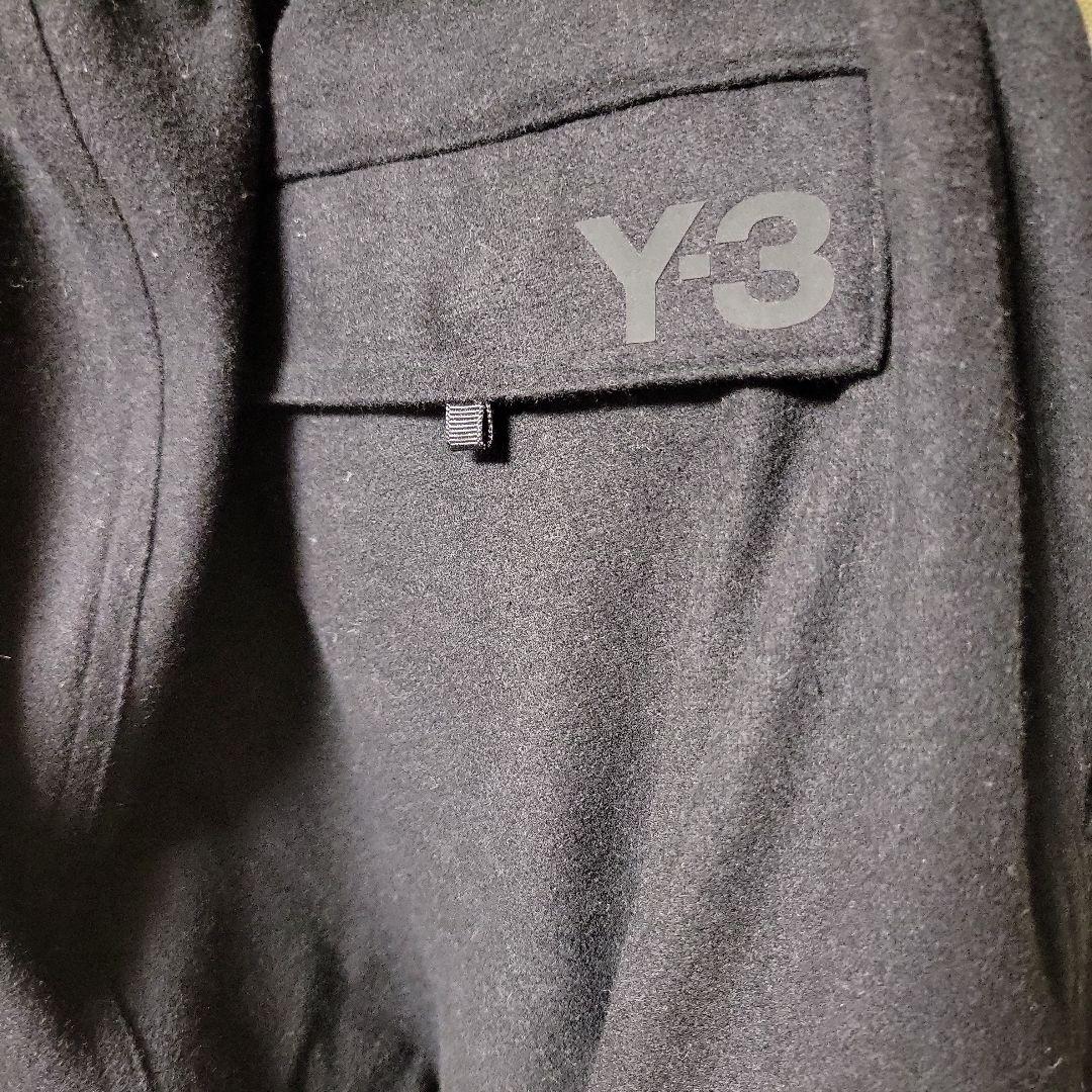Y-3 ウール ポリエステル ブラック ジョガーパンツ サイズXL