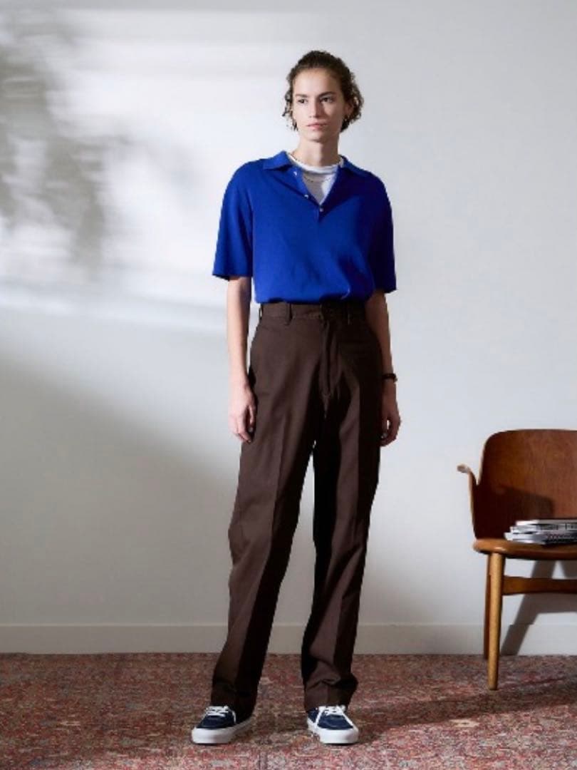 パンツ THE SHINZONE WASHED HIGH WAIST CHINO/P0