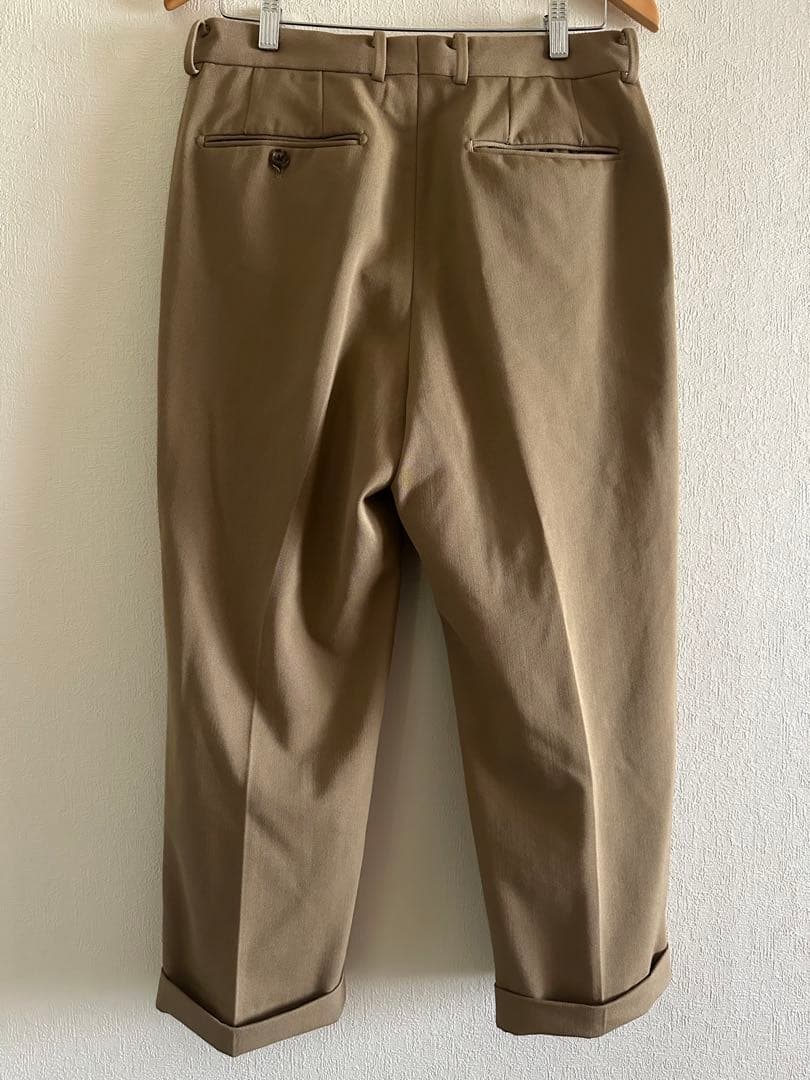 24AW WACKOMARIA ワコマリア スラックス プリーツトラウザー