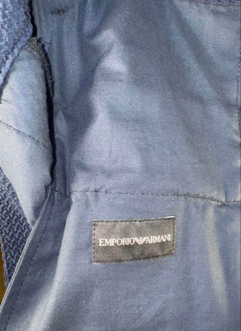 【エンポリオアルマーニ】極美品定価280,000円ネイビーセットアップ52