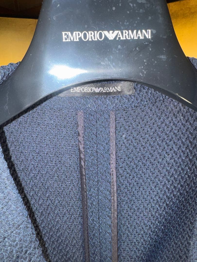 【エンポリオアルマーニ】極美品定価280,000円ネイビーセットアップ52