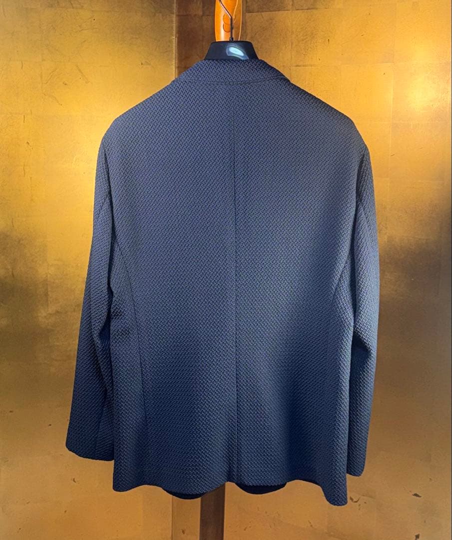 【エンポリオアルマーニ】極美品定価280,000円ネイビーセットアップ52