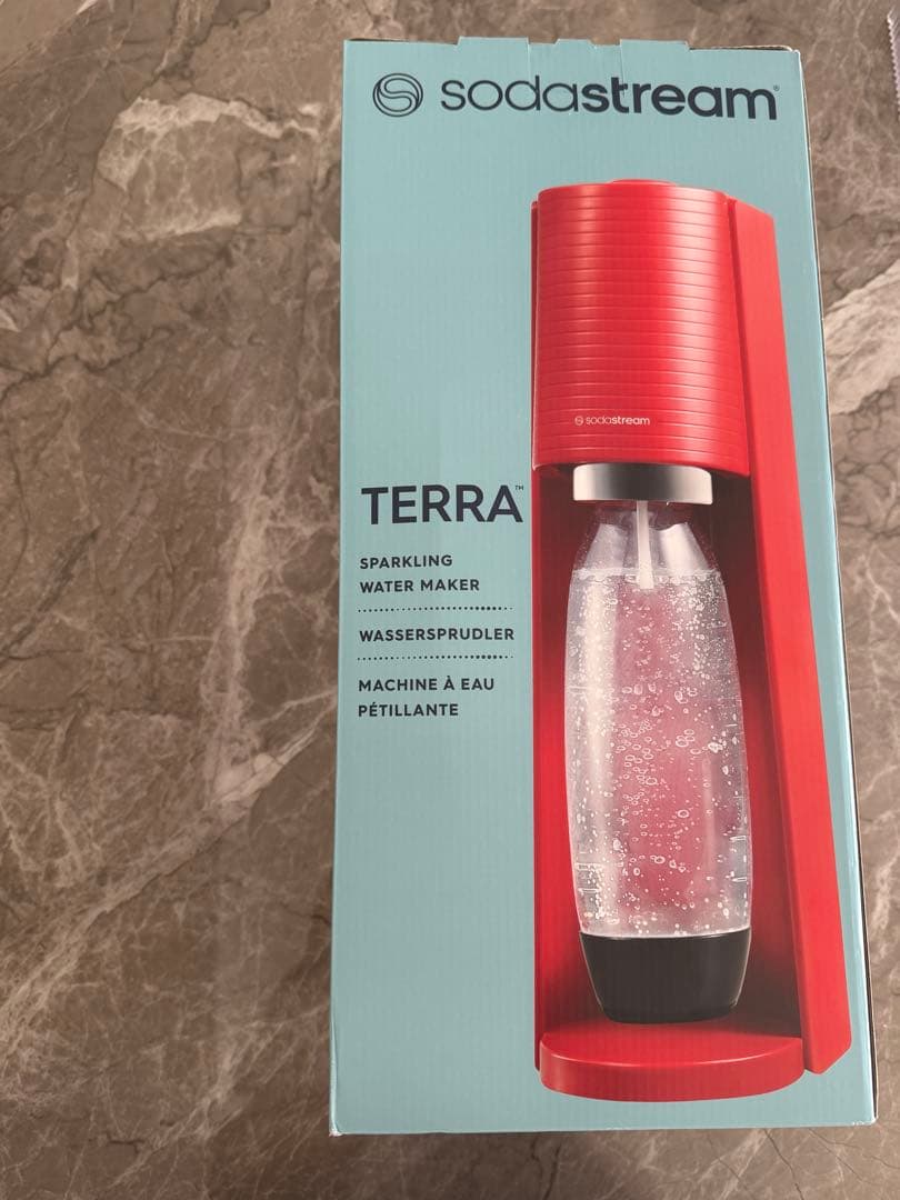 ソーダストリームTERRAスターターキット レッドSSM1102 送料無料