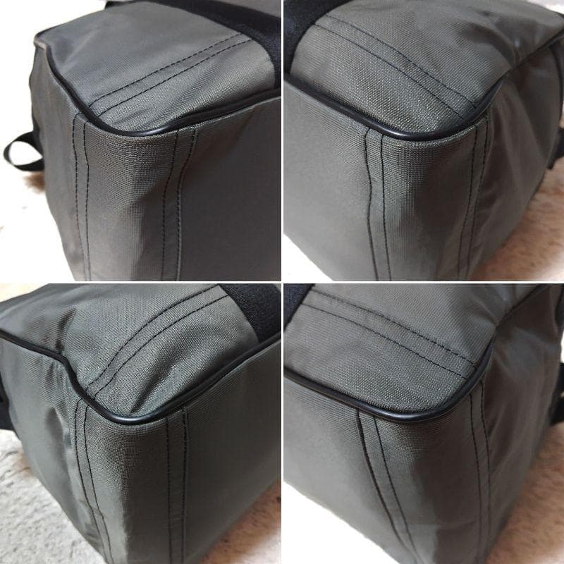 極美品 コーチ ボイジャー ジム バッグ グレー 2way 大容量 ナイロン