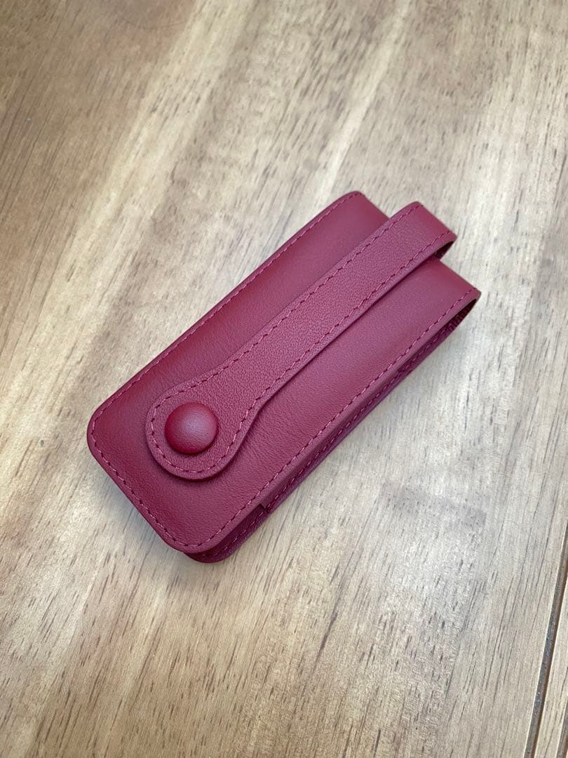 ポルシェレザーキーケース　純正品　ボルドーレッド