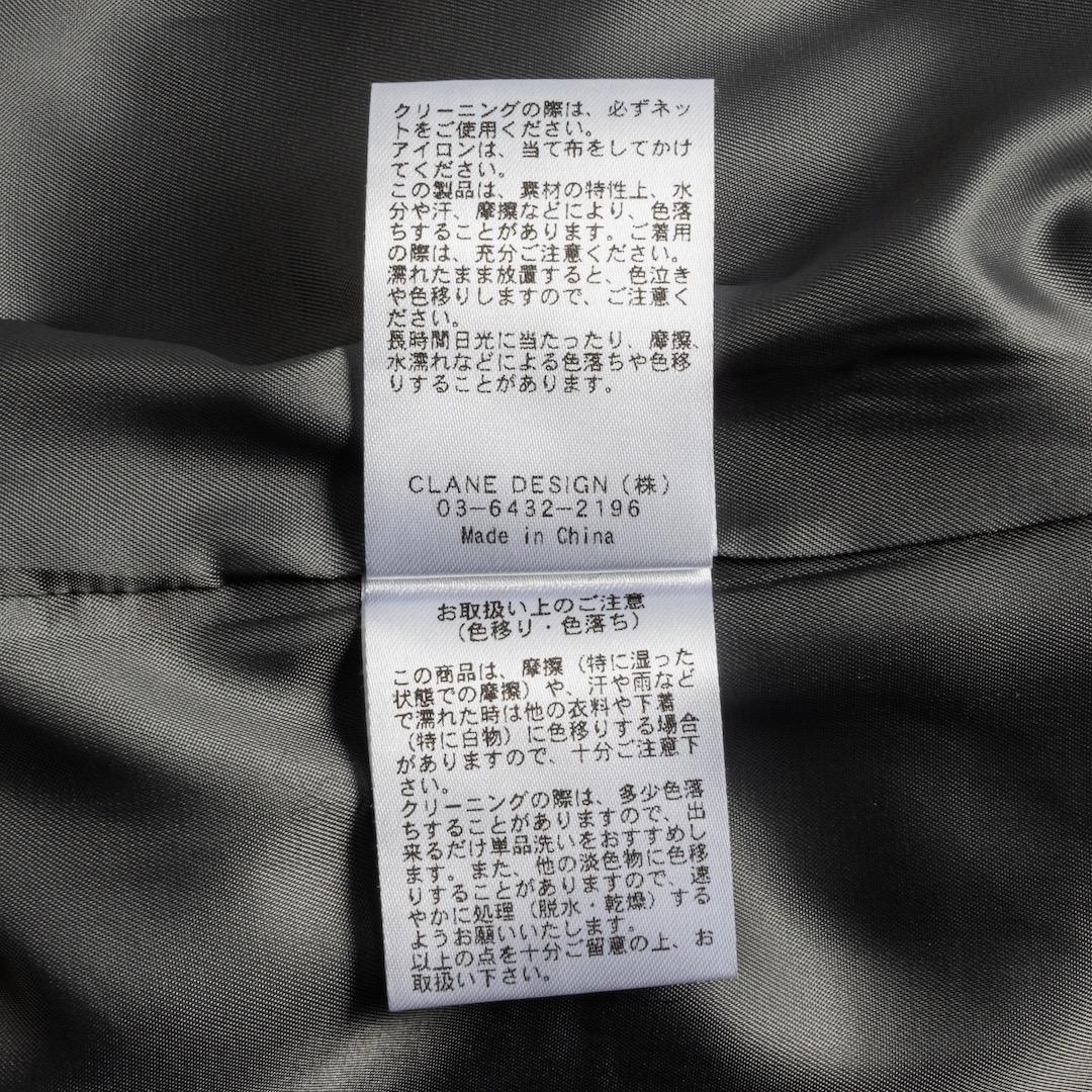 CLANE 25AW 2WAY TAILORED OVER JACKET グレー