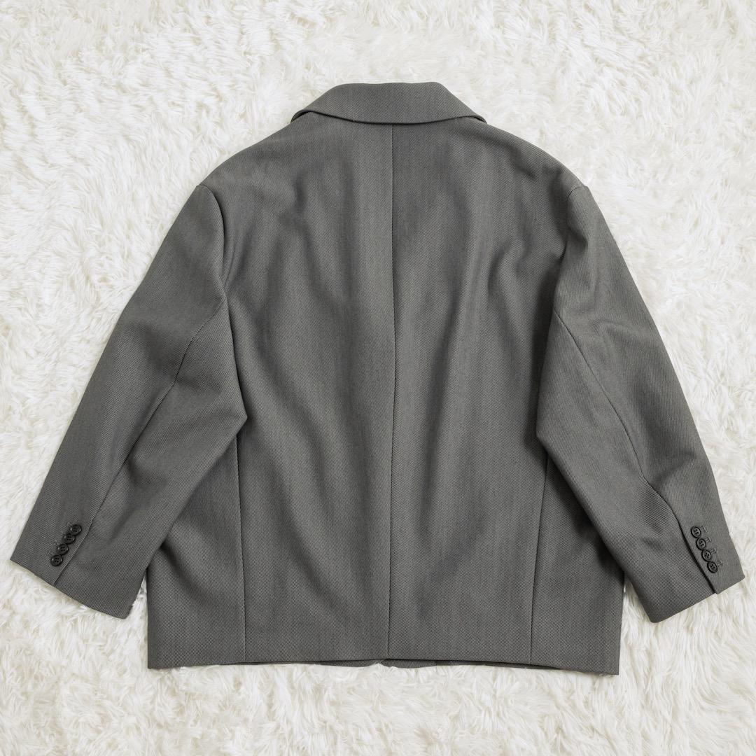 CLANE 25AW 2WAY TAILORED OVER JACKET グレー