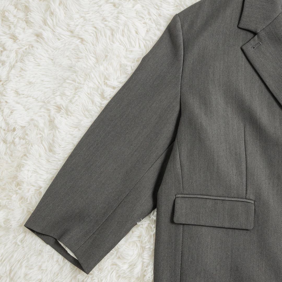 CLANE 25AW 2WAY TAILORED OVER JACKET グレー