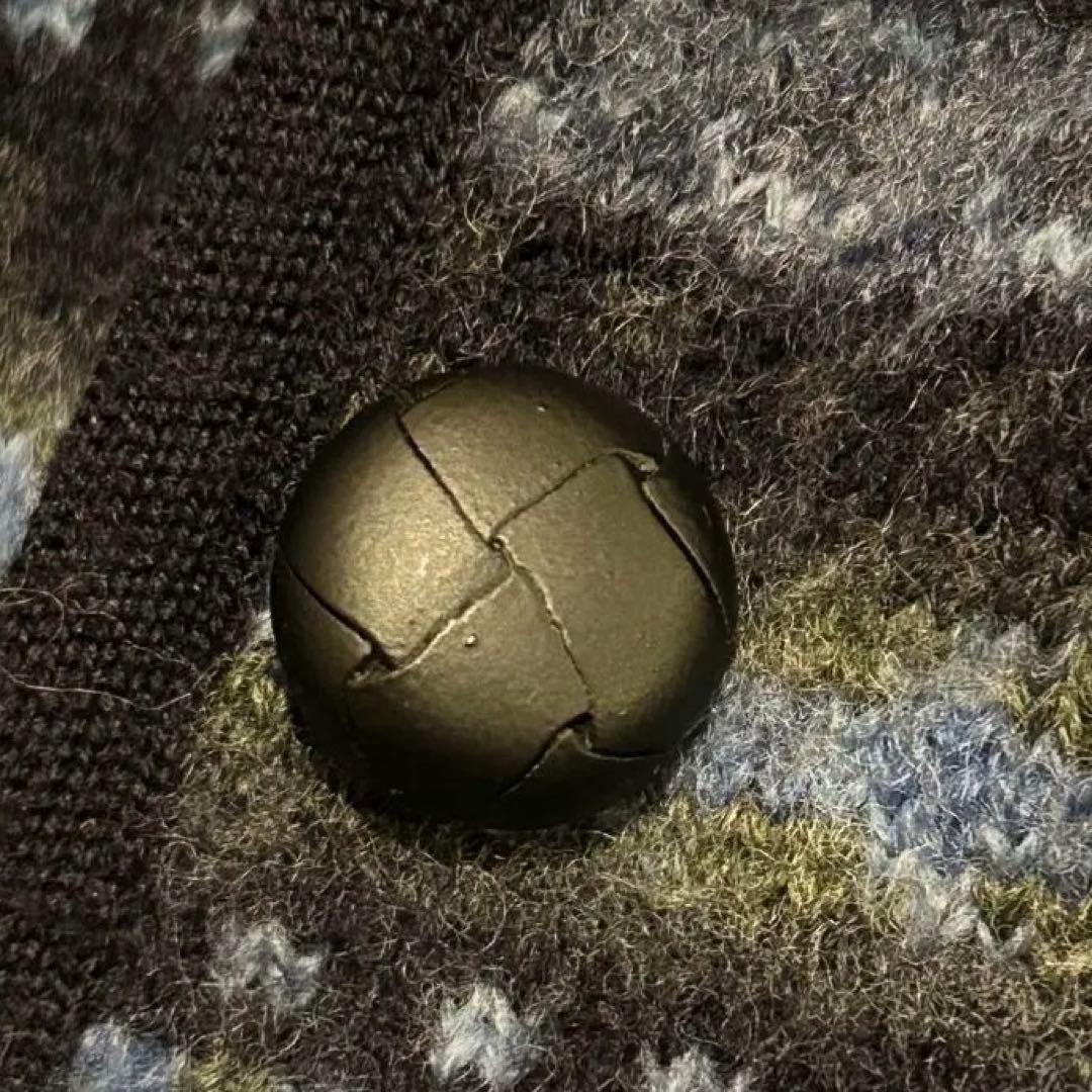 美品✨マドモアゼルノンノン ウールカーディガン ジャケット Lサイズ ネイビー