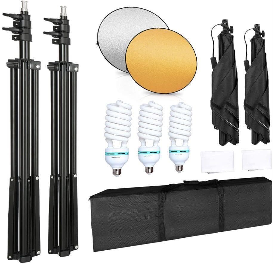 ❤初心者でも手軽にスタジオ撮影並みの本格的なプロ撮影OK♪❤撮影照明キット