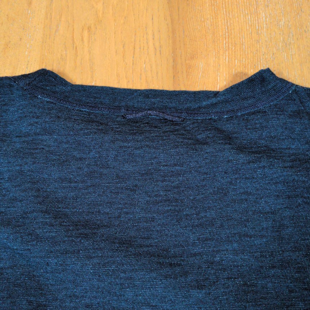 未使用タグ付　45rpm　インディゴオーシャンTシャツ
