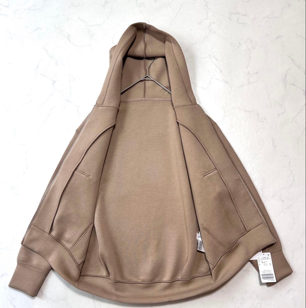 新品タグ付き スローブイエナ ボリュームジップアップ フーディ キャメル2024