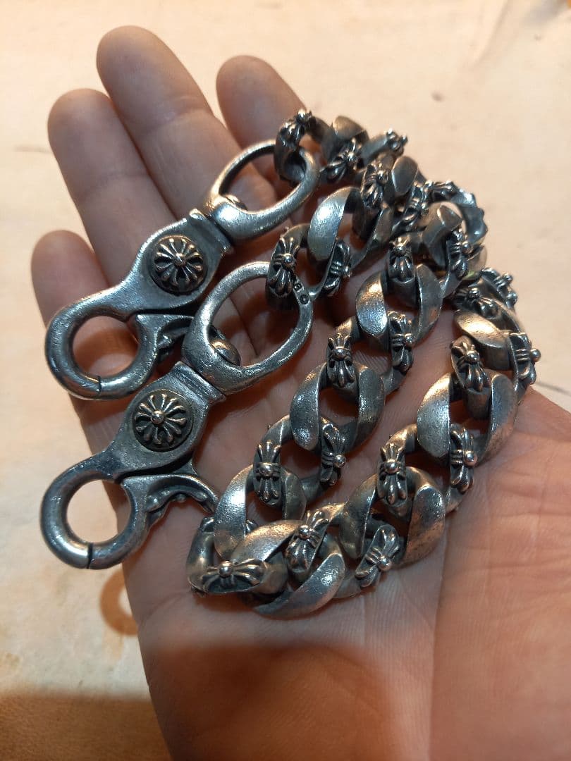 ファンシーウォレットチェーン　シルバー925