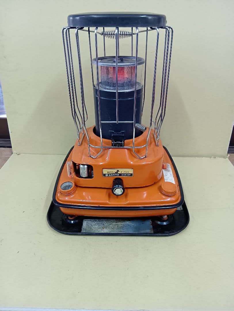 SANYO OHC-31F 電気ストーブ オレンジ
