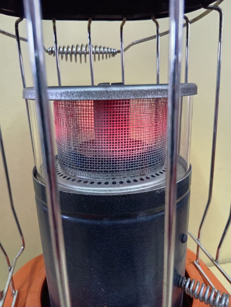 SANYO OHC-31F 電気ストーブ オレンジ