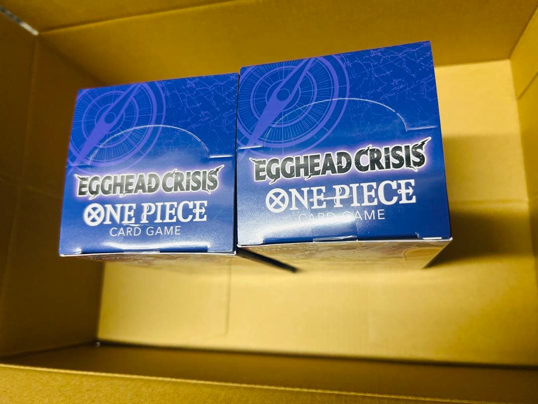 本日発送可能！ワンピースカード エッグヘッドクライシス2BOX