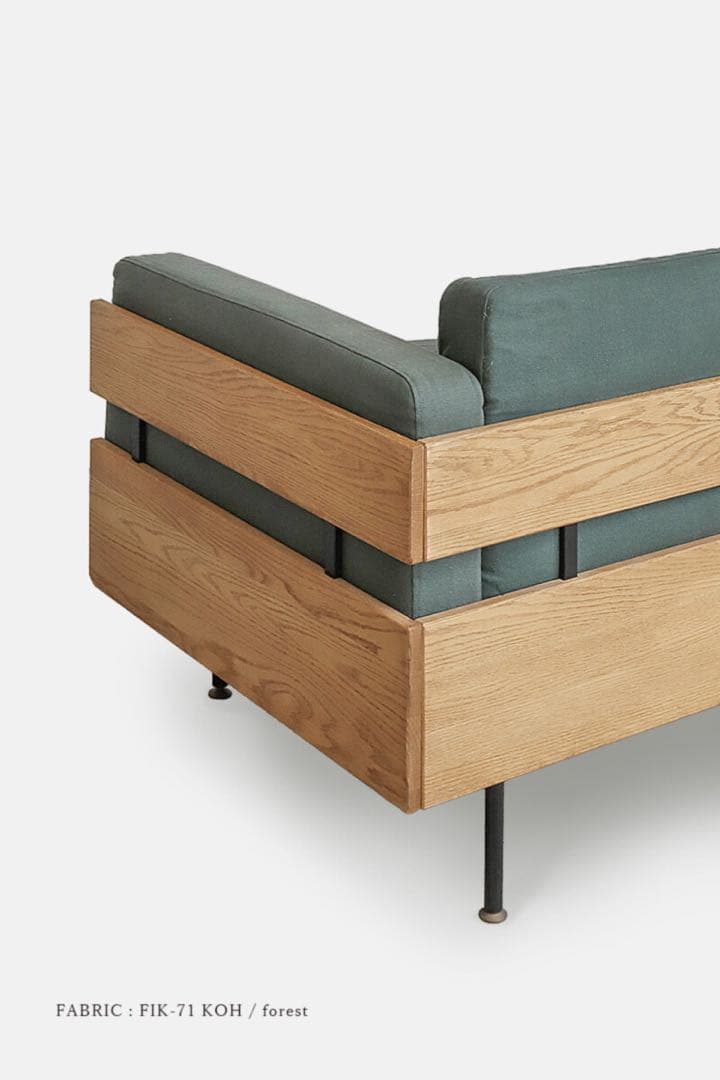 FOB STANDARD WIDE3P モモナチュラルソファ3人掛