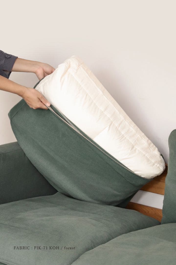 FOB STANDARD WIDE3P モモナチュラルソファ3人掛