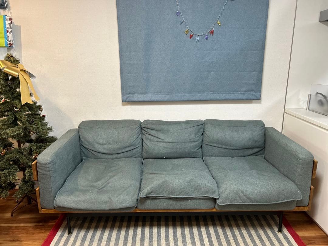 FOB STANDARD WIDE3P モモナチュラルソファ3人掛