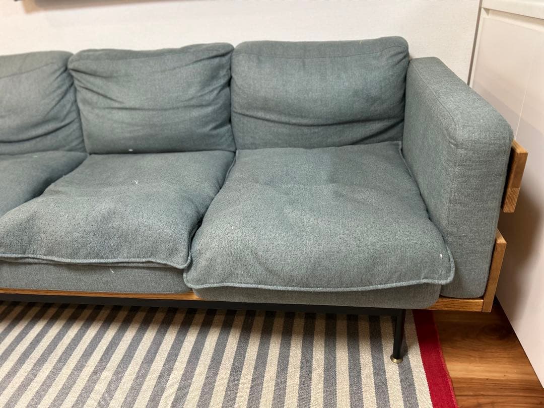 FOB STANDARD WIDE3P モモナチュラルソファ3人掛