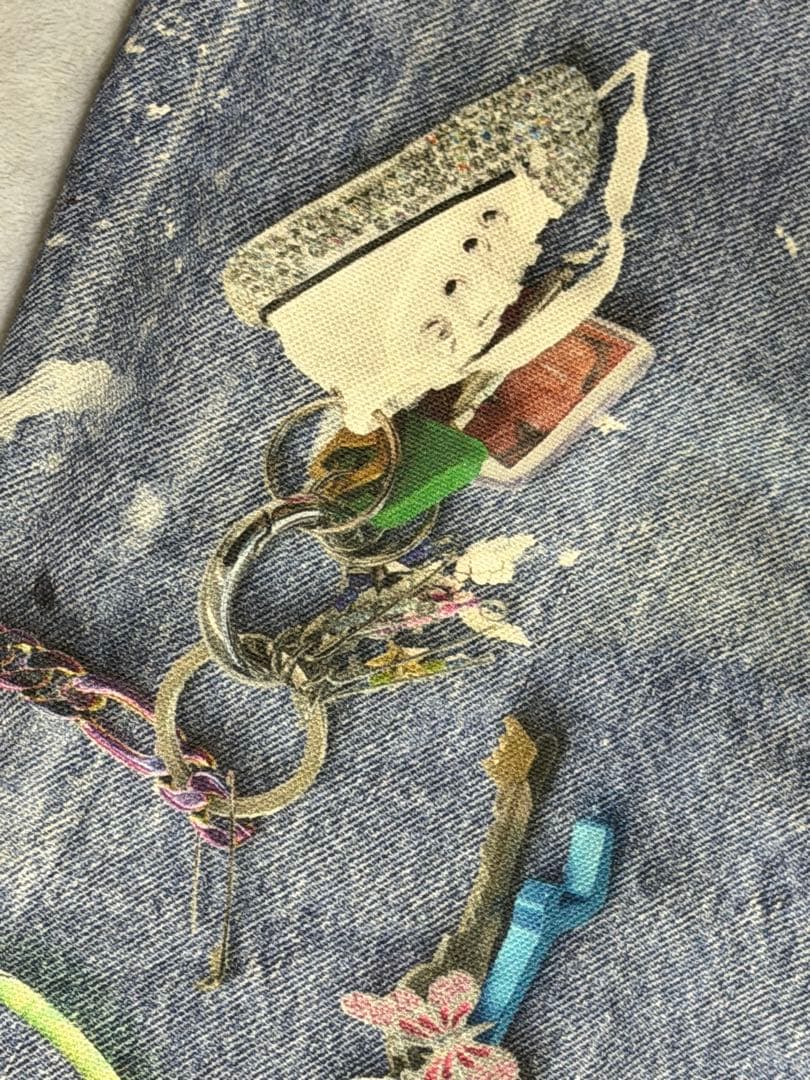 Acne Studios 1981M トロンプルイユ キーチェーンデニム