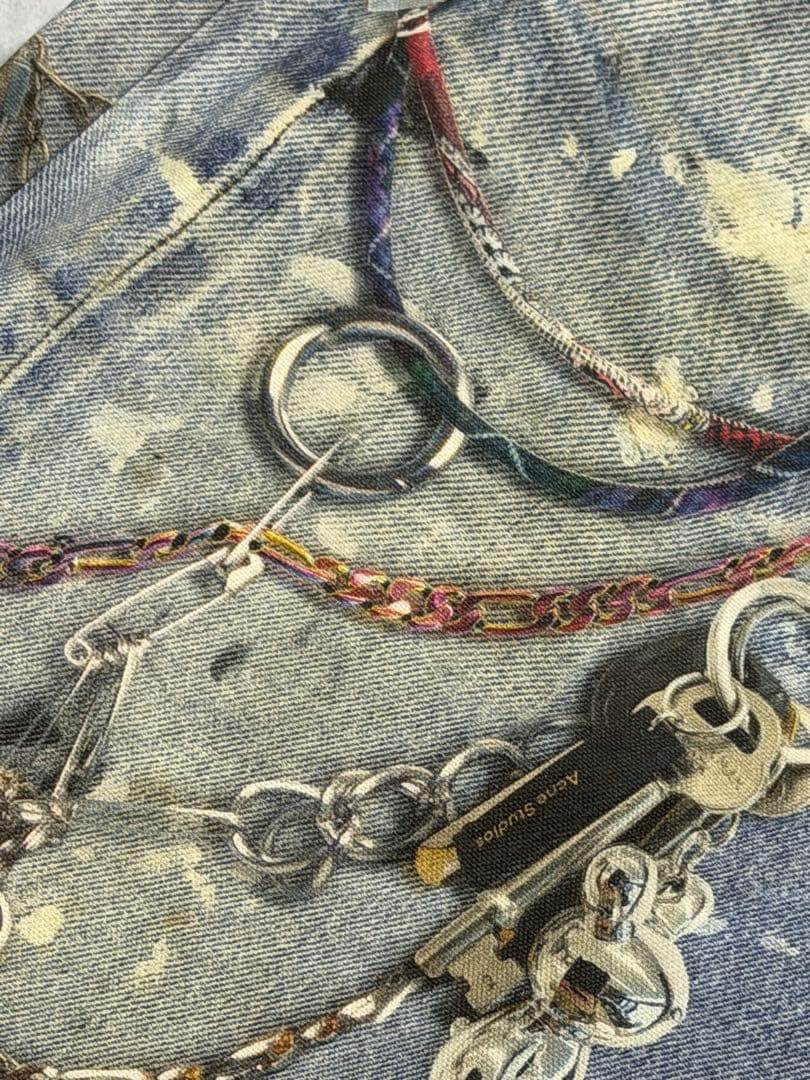 Acne Studios 1981M トロンプルイユ キーチェーンデニム