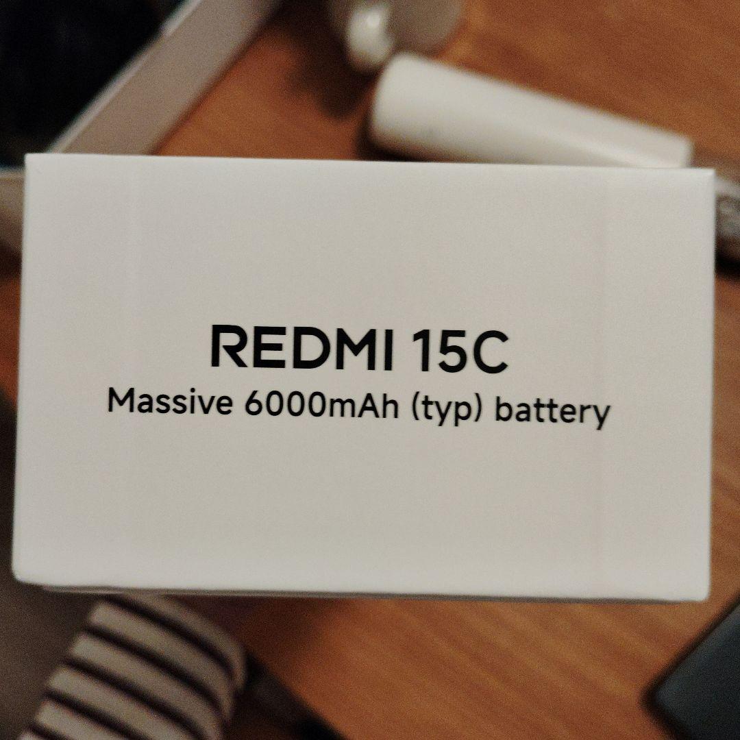 Redmi 15C ミッドナイトブラック 8GB RAM 256GB ROM