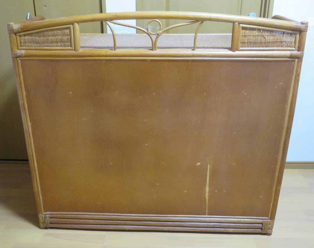籐家具 　タンス 　５段　ビンテージ 　ヴィンテージ　古家具　籐ラック