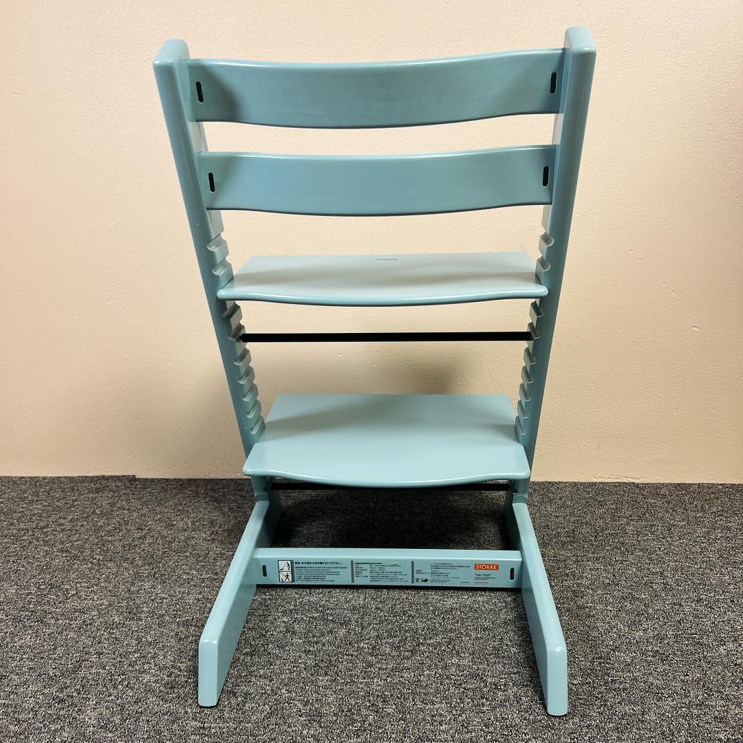 【良品】STOKKE トリップトラップ アクアブルー シリアル6