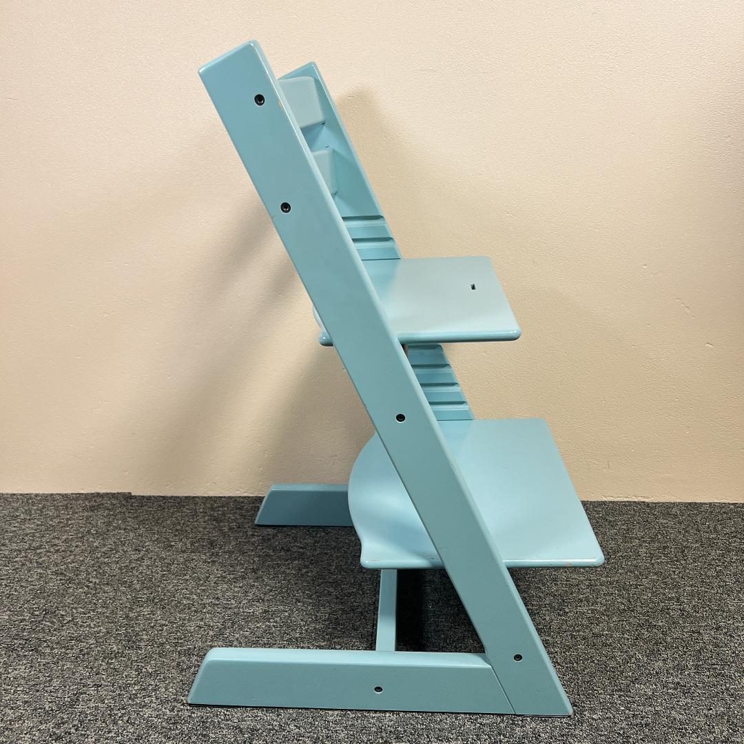 【良品】STOKKE トリップトラップ アクアブルー シリアル6