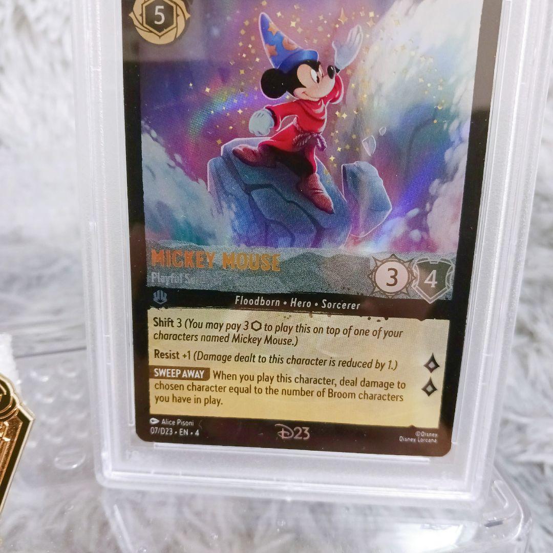 ❤️超限定レア❤️ディズニー ミッキーマウス✨PSA9カード&ゴールドピン