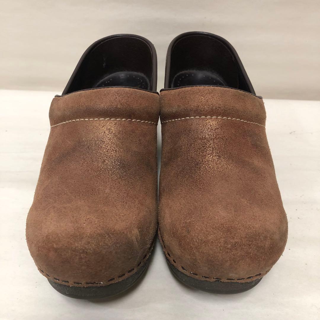 ダンスコサボプロフェッショナルスエードレザー茶37