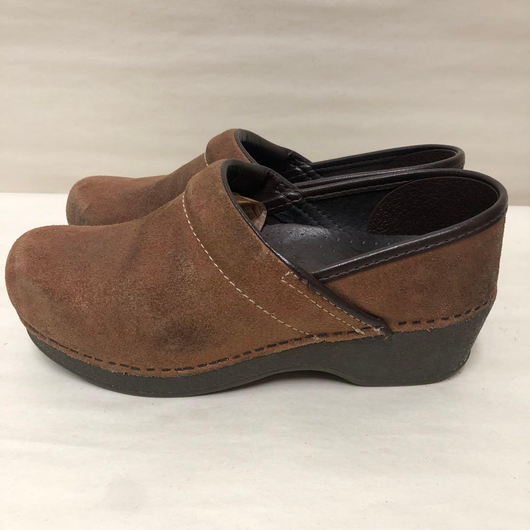 ダンスコサボプロフェッショナルスエードレザー茶37