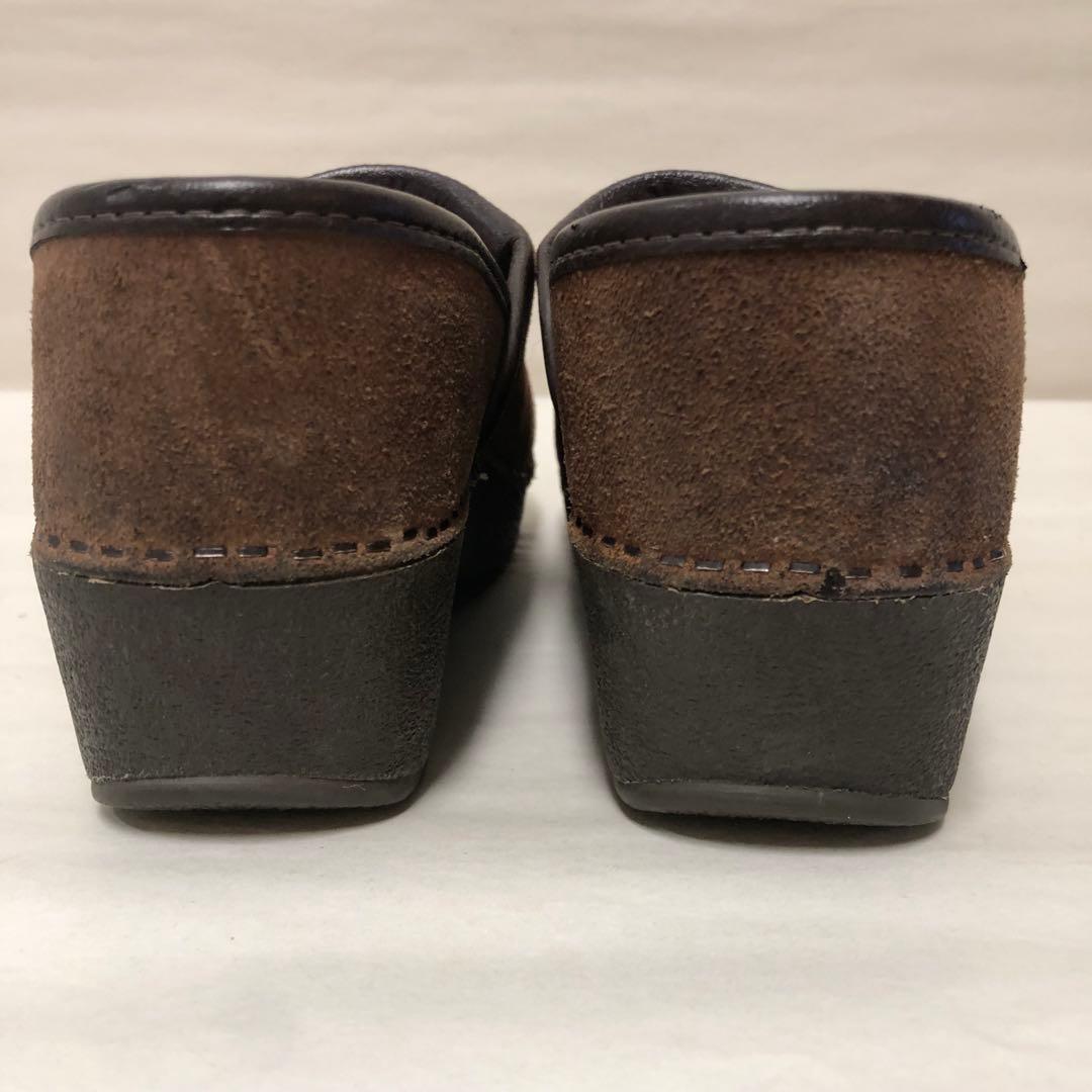 ダンスコサボプロフェッショナルスエードレザー茶37