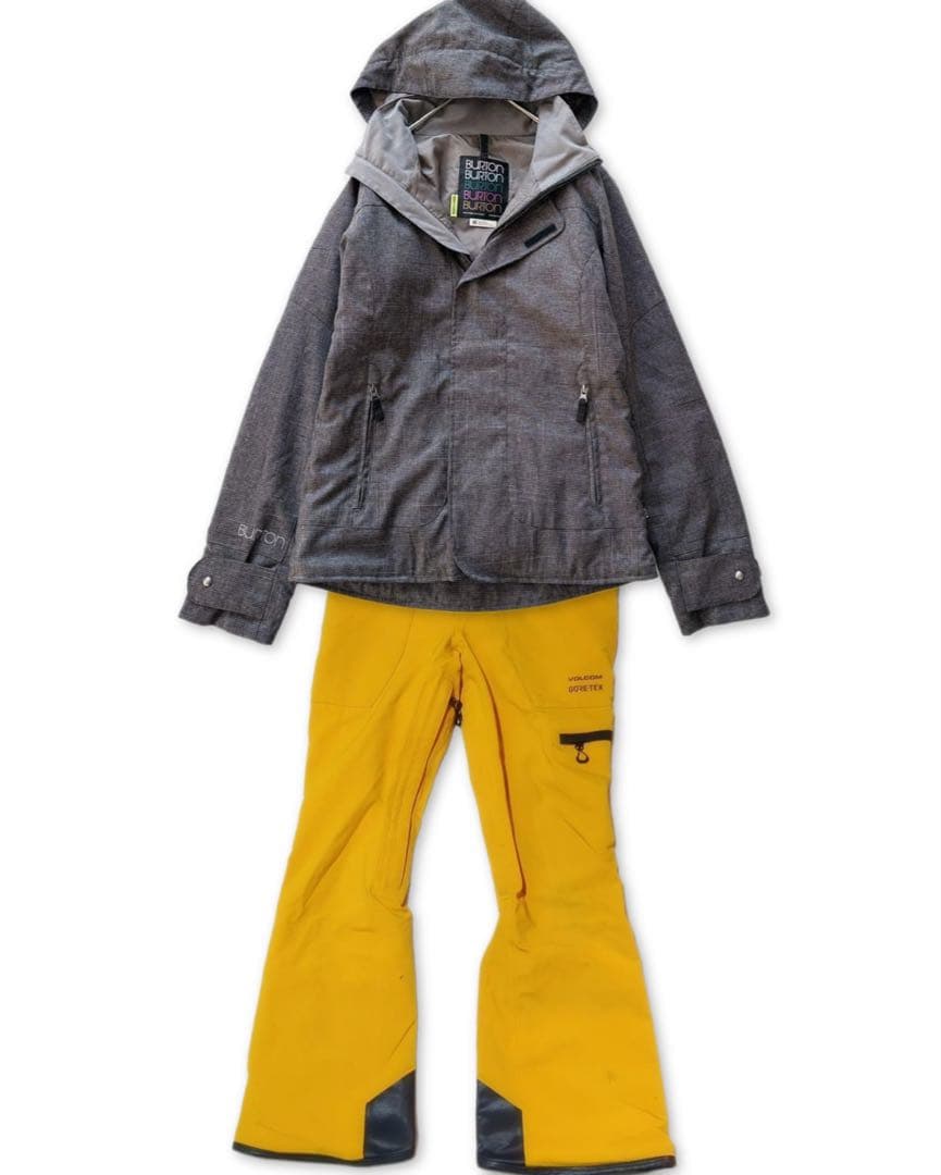 3142 ボルコム スノボウェア パンツ ゴアテックス イエロー XSサイズ