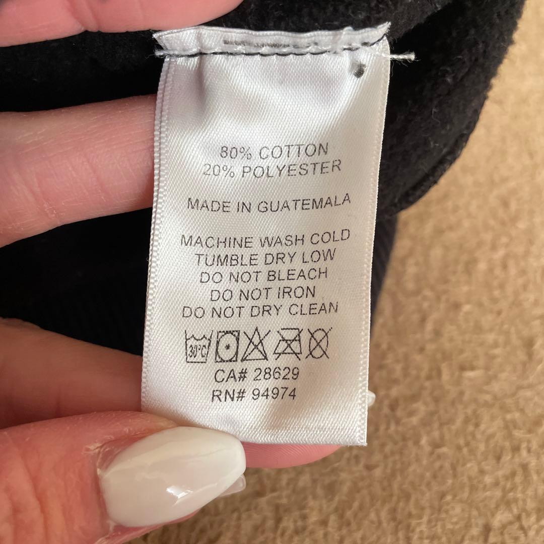 Stussy ブラック パーカー Sサイズ