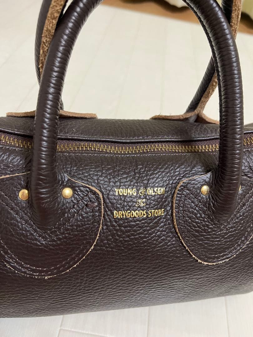 FRAMeWORK YOUNGOLSEN 別注ミニボストンバック　ブラウン