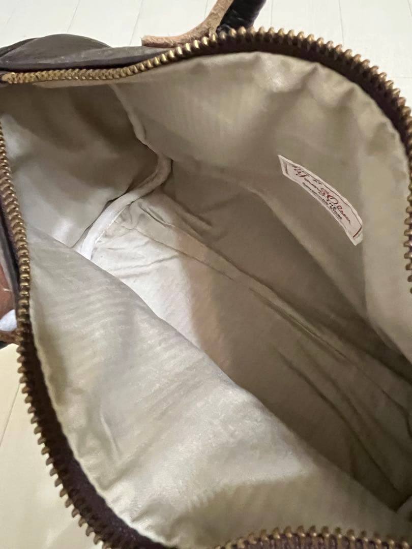 FRAMeWORK YOUNGOLSEN 別注ミニボストンバック　ブラウン