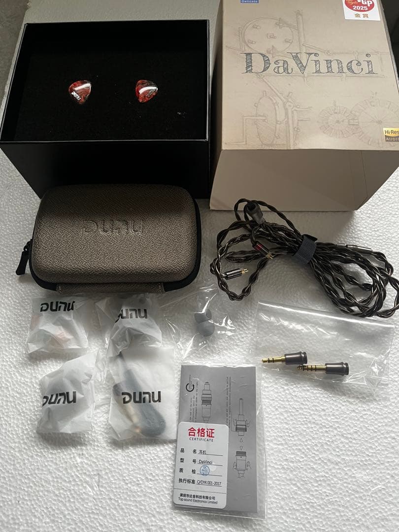 DUNU DaVinci ダヴィンチ イヤホン 試聴のみ新品同様