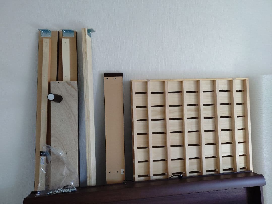 日本ベッド　クイーン　セラーズシェルフAFE（ウォルナット）