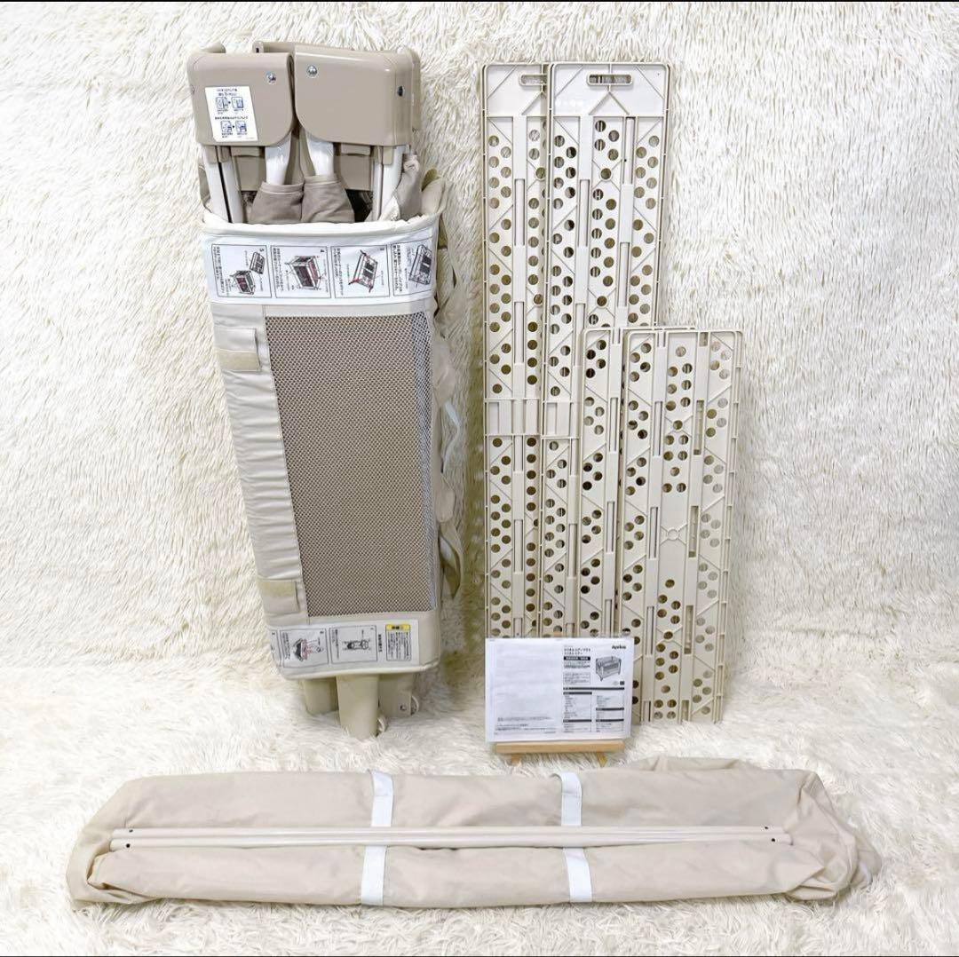 Aprica アップリカ　ベビーベッド　ココネルエアープラス　極美品