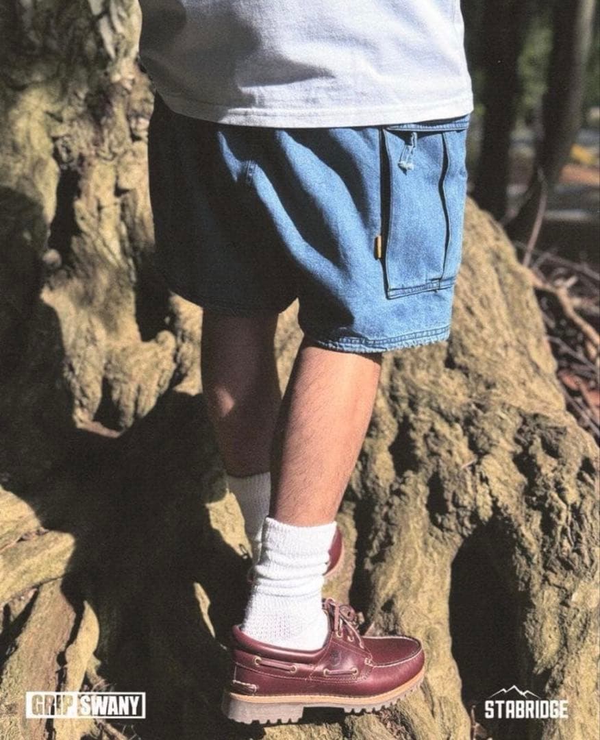 Lサイズ STABRIDGE GRIP SWANY DENIM SHORTS