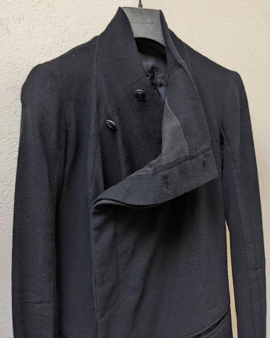 RICK OWENS ドレープ衿ジャケット40 ITALY リックオウエンス