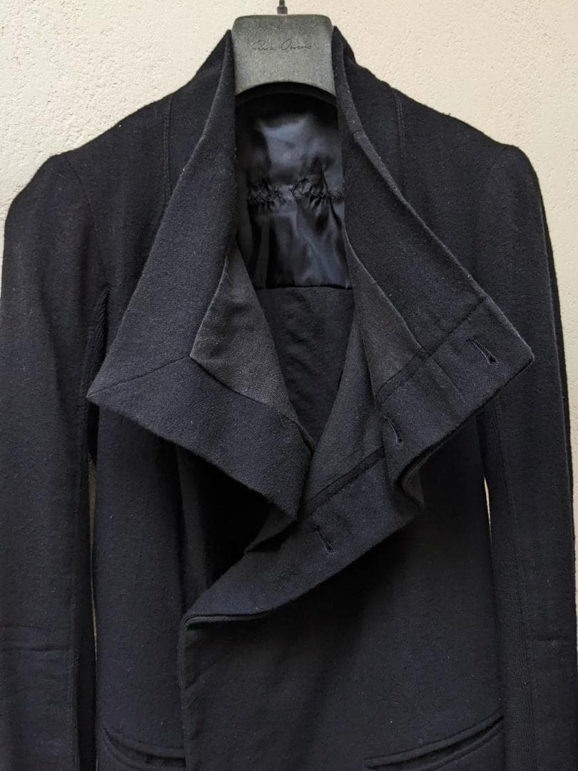 RICK OWENS ドレープ衿ジャケット40 ITALY リックオウエンス