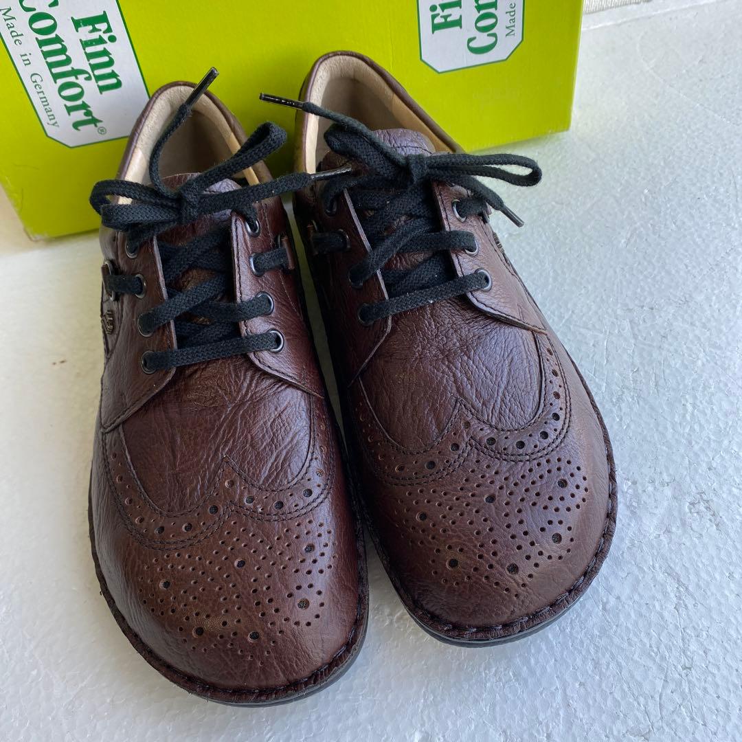 Finn Comfort ブラウン ドレスシューズ