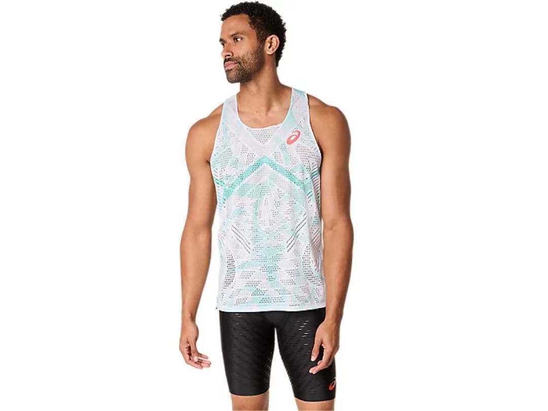 asics SPEED SINGLET & ランパン セット L