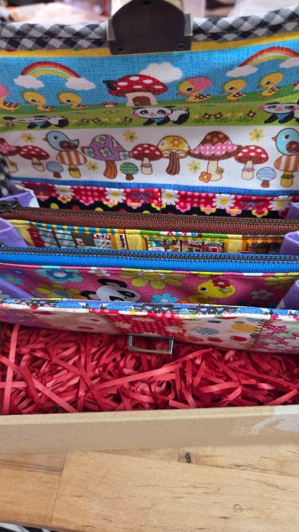 ニジイロ商店 レトロ 長財布 未使用品