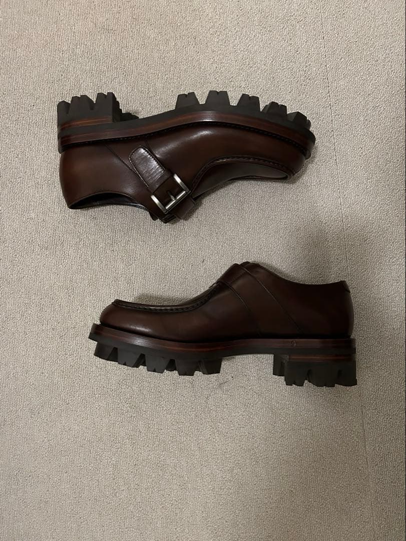 靴 prada 2013aw tank sole moccasin shoes