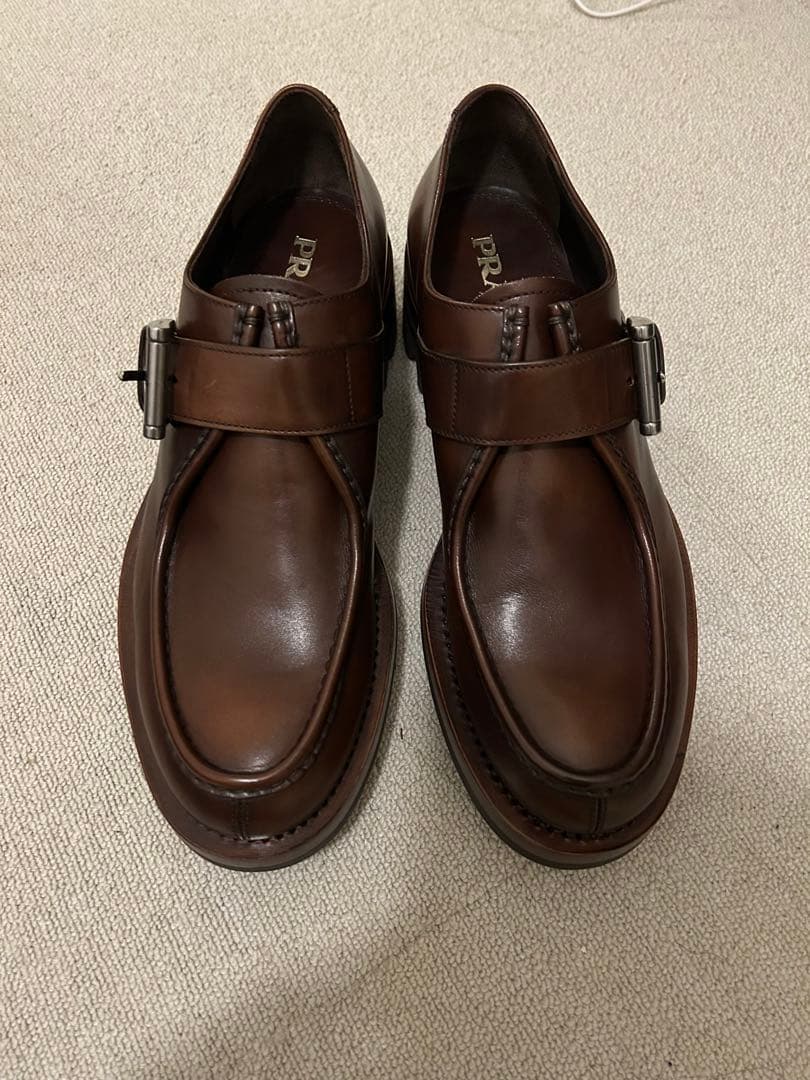 靴 prada 2013aw tank sole moccasin shoes